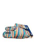 Pantofole De Fonseca a Righe Multicolore Comode