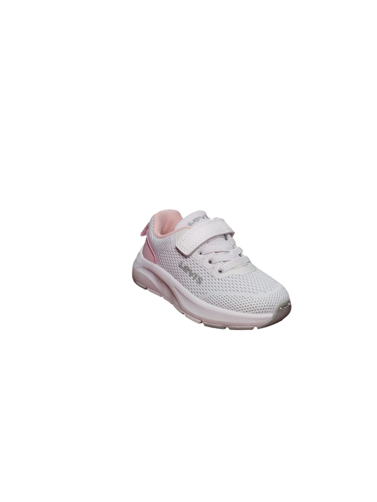 Levi's Sneakers Bambina Bianche Rosa con Strappo