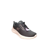 Skechers Scarpe Sportive Donna Nere con Dettagli Rose Gold