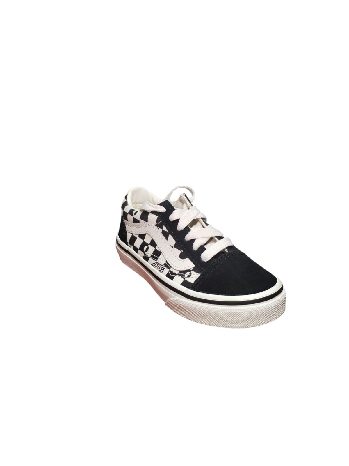 Vans Old Skool Checkerboard Nere Bianche Scarpe Unisex