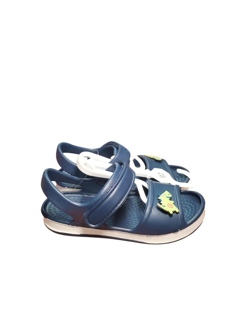 Sandali Bambino Blu con Dinosauro | Comodi e Leggeri