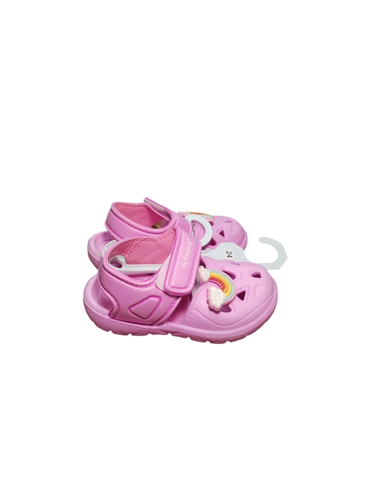 Sandali Bambina Rosa con Arcobaleno