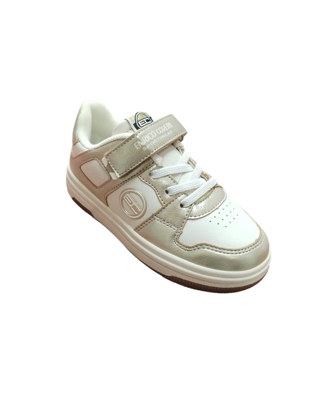 Sneakers Bambina Enrico Coveri Sportswear Bianco Oro