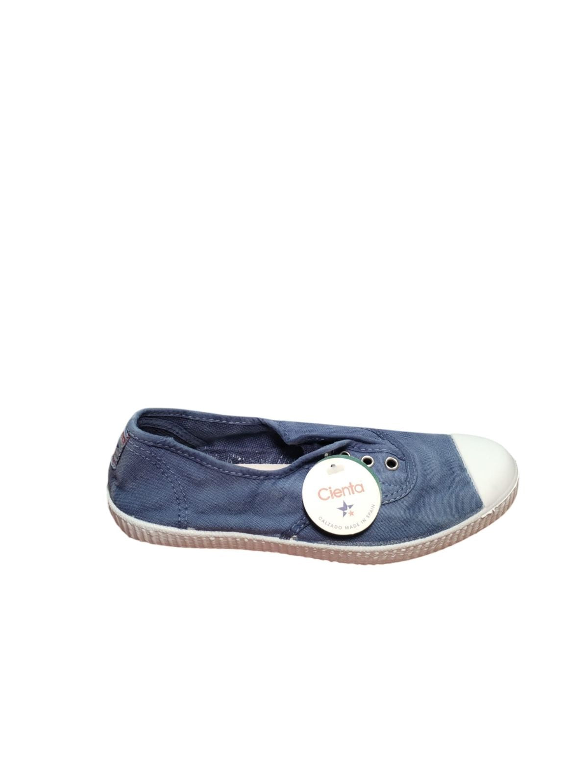 Cienta Scarpe Tela Blu Bambino Casual Slip-on