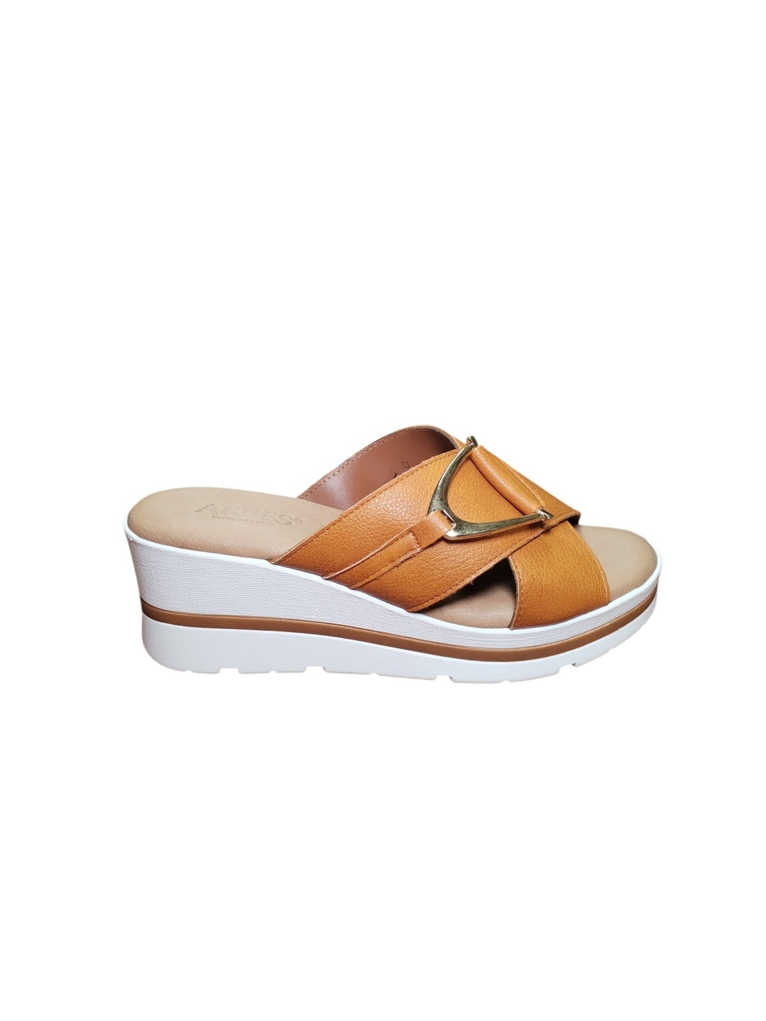 Sandali ARRES in Pelle con Zeppa
