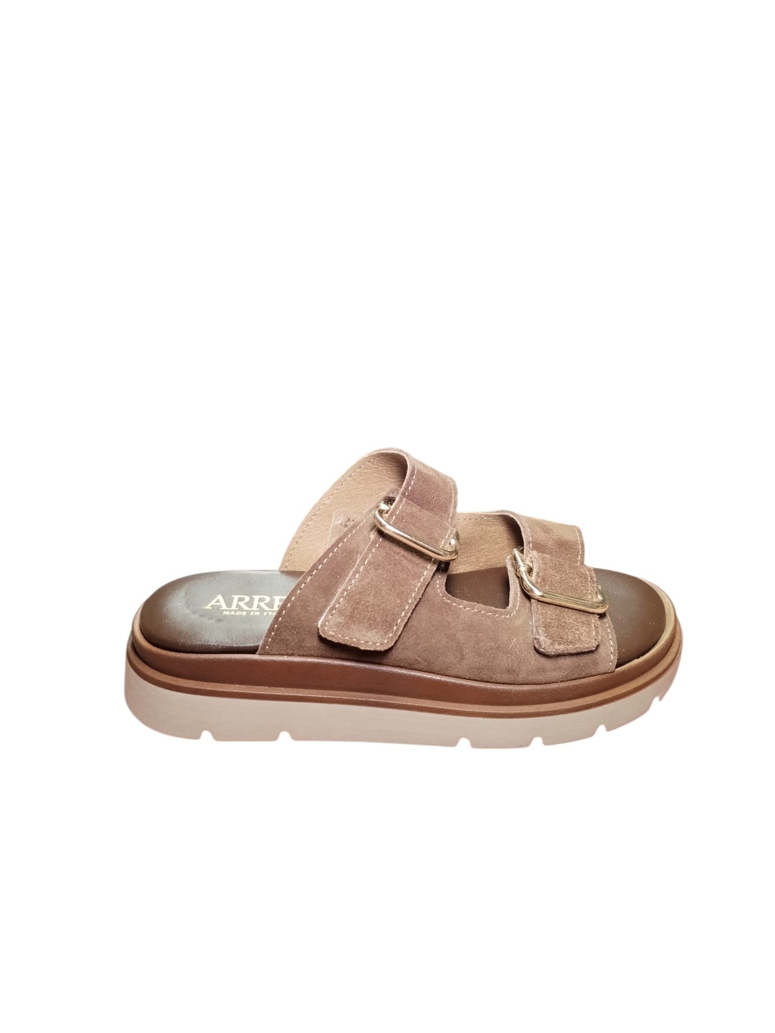 Sandali Donna ARRES Scamosciati con Fibbie e Suola Platform