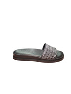 Ciabatte ARRES Donna Nere con Fascia Glitterata Eleganti