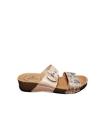 Sandali Donna Fly Flot Comfort Rosa con Fantasia Estiva