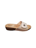 Sandalo Fly Flot Comfort Donna Beige con Chiusura Regolabile
