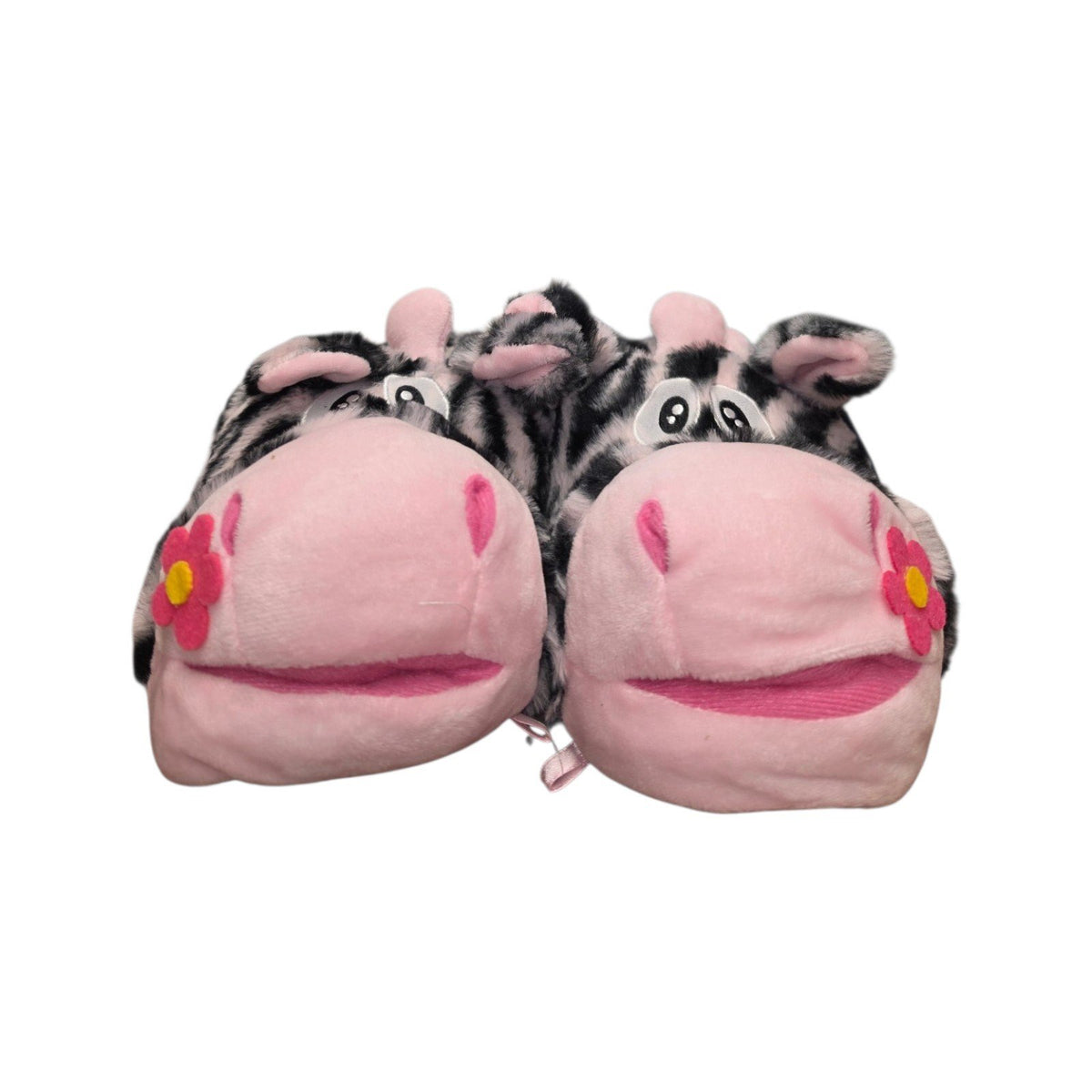 Moppine Peluche Zebra con Fiore Rosa