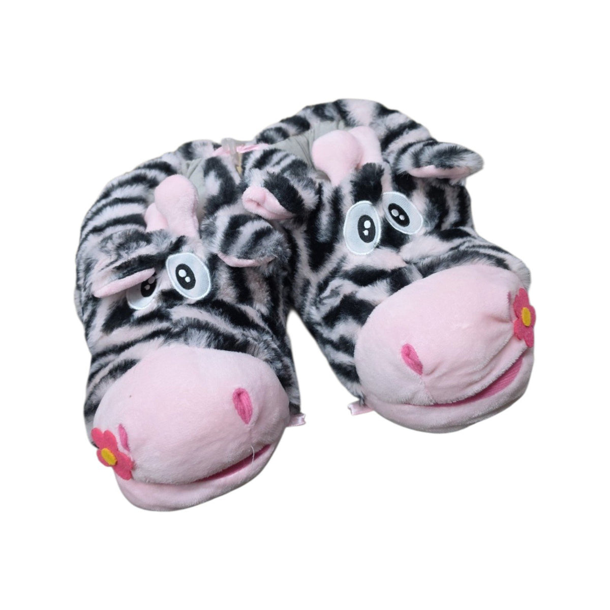 Pantofole Zebra Peluche Morbide per Casa
