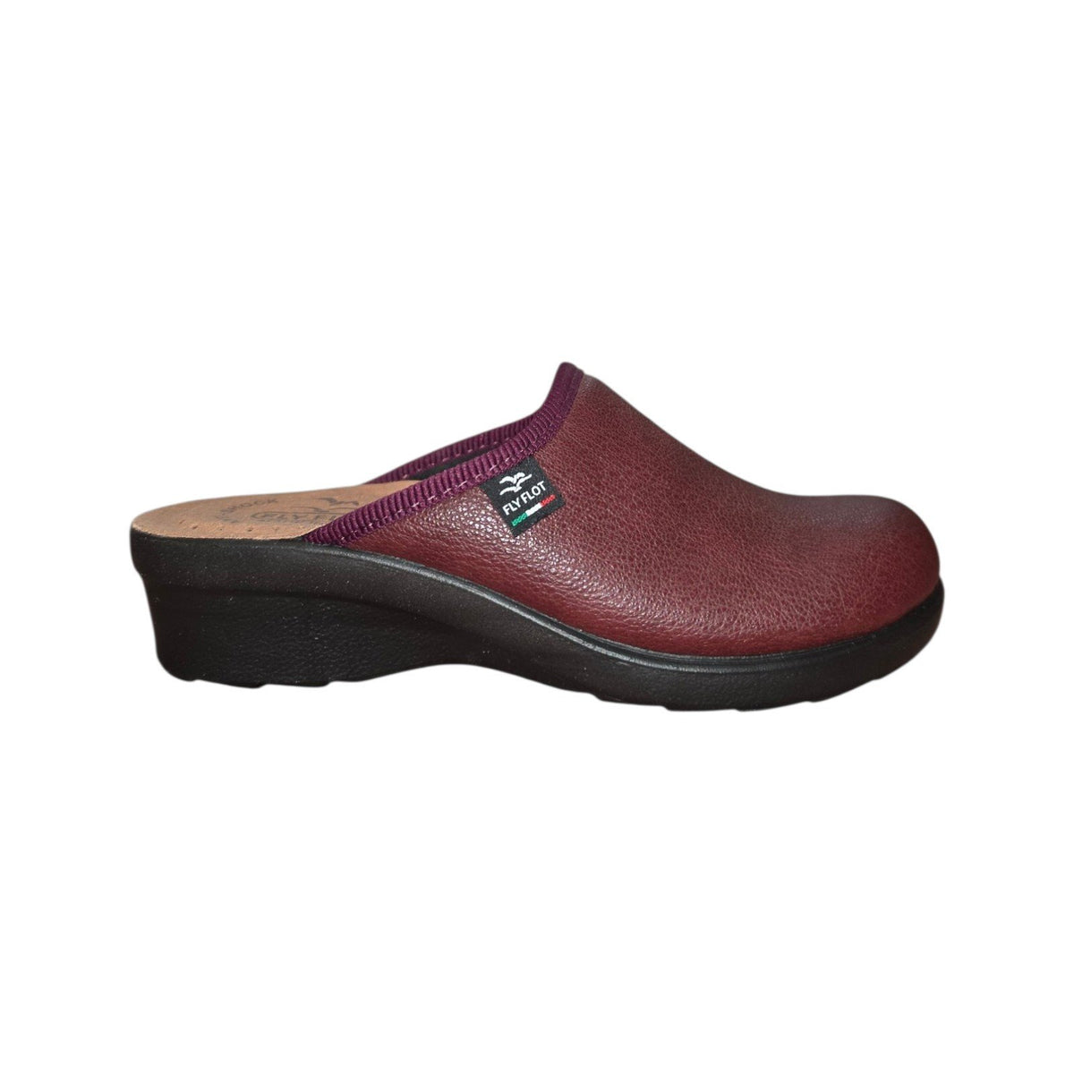 Zoccoli Comodi Fly Flot Donna Bordeaux Comfort