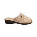 Pantofole Tiglio Donna Beige con Cuori Glitterati