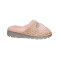 Pantofole Tiglio Donna Morbide Rosa Beige con Suola Comfort