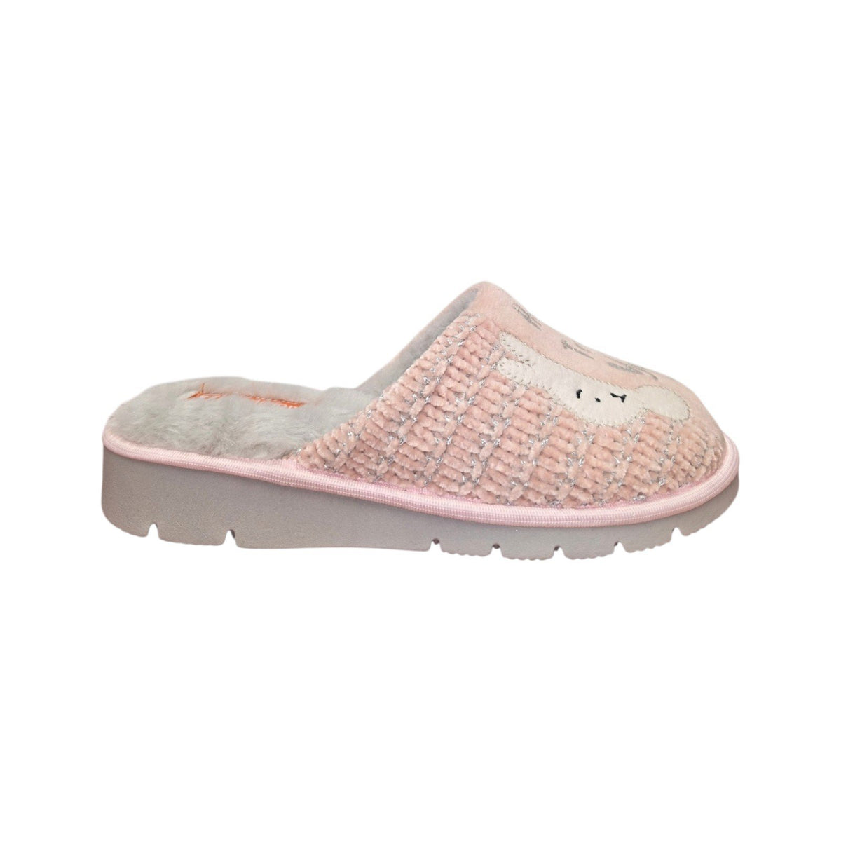 Pantofole Tiglio Donna Rosa Morbide con Coniglietto Peluche