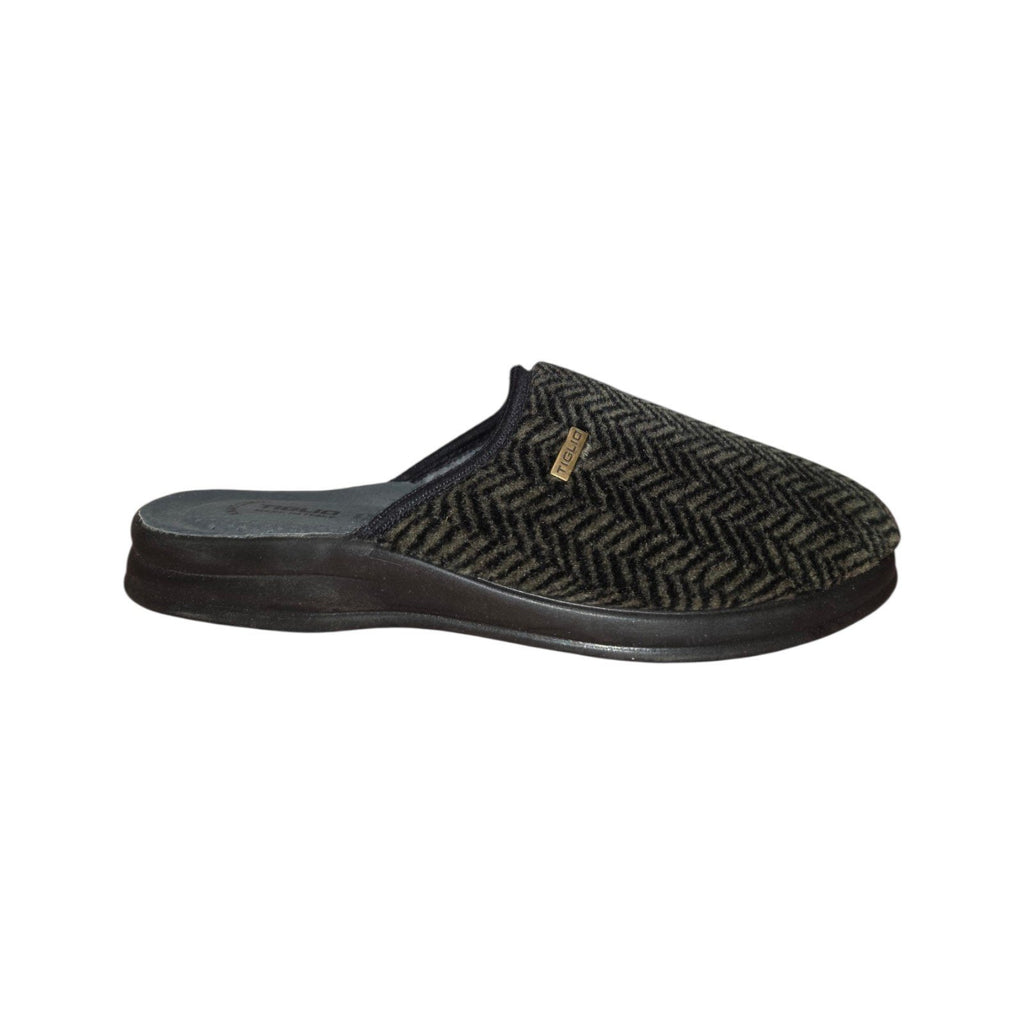 Pantofole da Uomo Tiglio Comfort con Fantasia Chevron