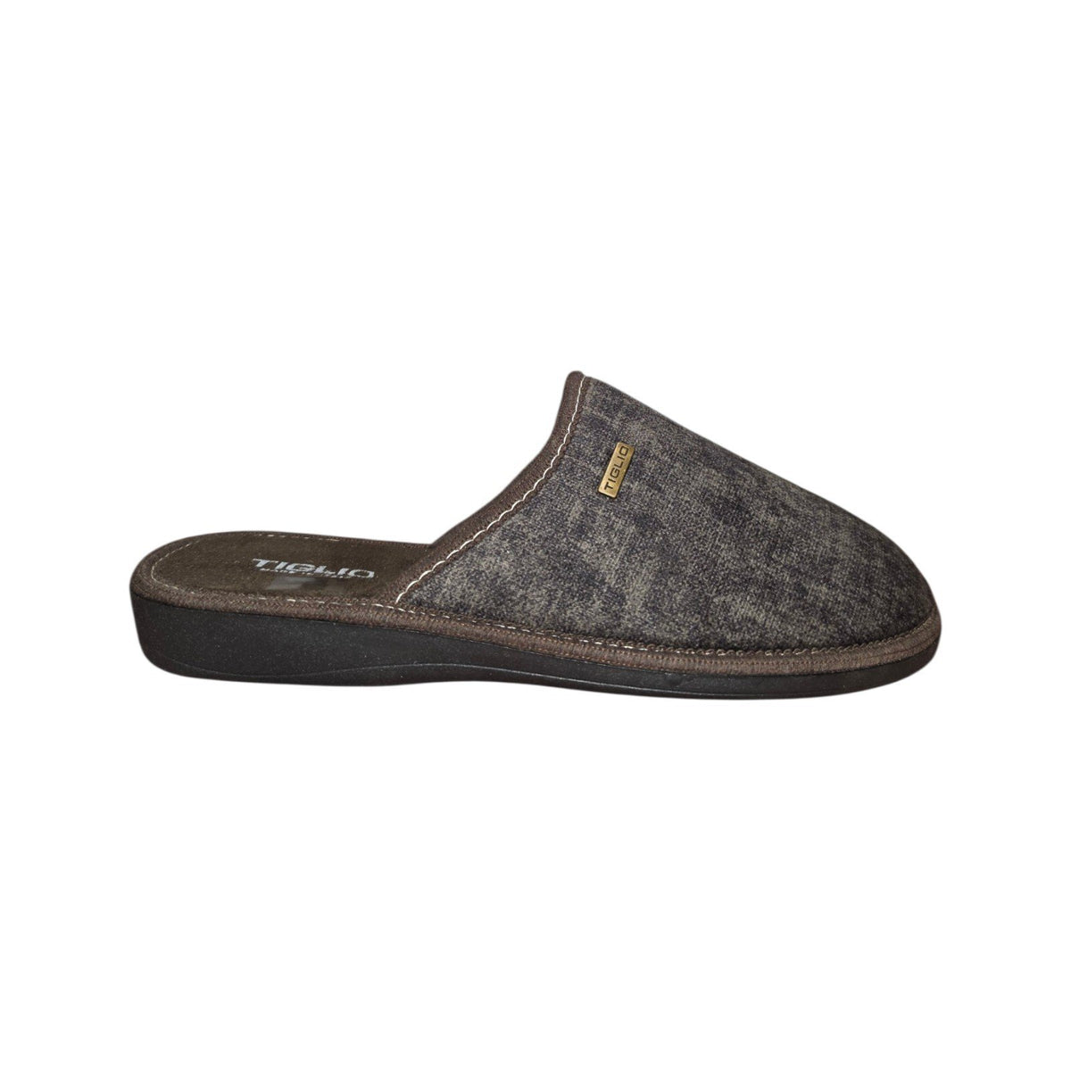 Pantofole Uomo Tiglio Grigie Comfort per Casa e Relax