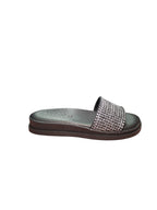 Ciabatte ARRES Donna Nere con Fascia Glitterata Eleganti