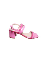 Sandali Donna ARRES Rosa Tacco Largo Fasce Multiple Eleganti