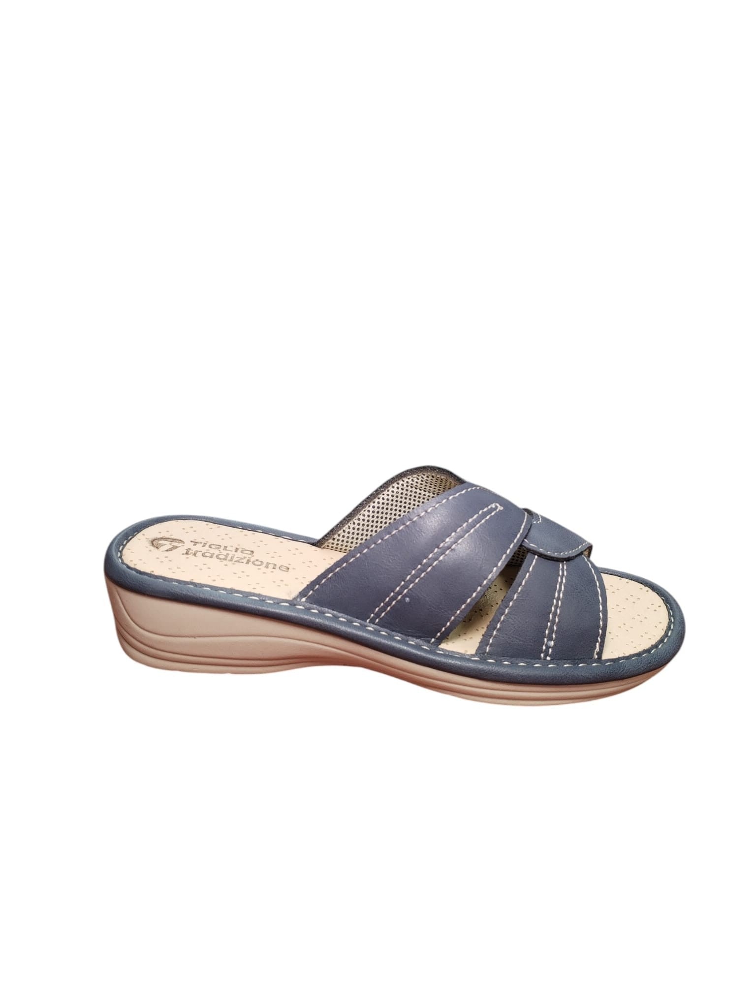 Ciabatta Donna Tiglia Tradizione Blu Comfort Estivo