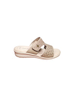 Sandali Donna Tiglio Beige Traforati Comfort Estivi